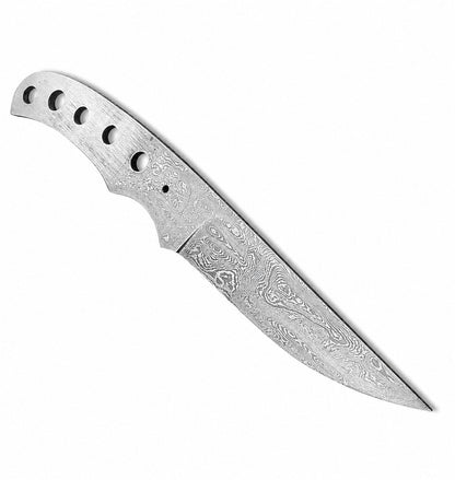 50-Piece Damascus Hunting Knife Blanks Unique Blades Runner