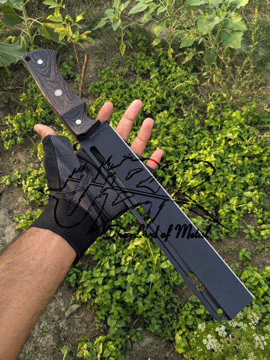 Camping Machete - High Carbon Steel Blade With Wenge Wood Unique Blades Runner