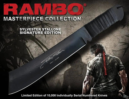 Rambo 4 Knife For Sale / Rambo Knives Signature Edition - HCG 4 Sylvester Stallone Signature With Certificate And Box Unique Blades Runner
