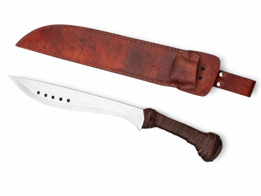 The Book of Eli Knife – Handmade Fixed Blade with Leather Handle Unique Blades Runner