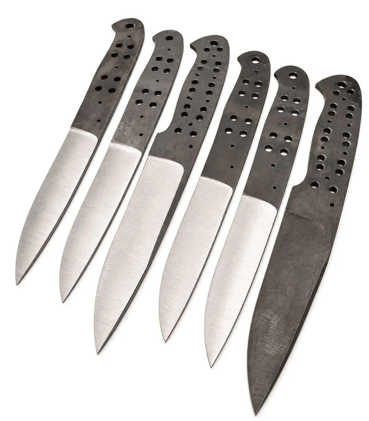 6-Piece Carbon Steel Hunting Knife Blanks - Unique Blades Runner
