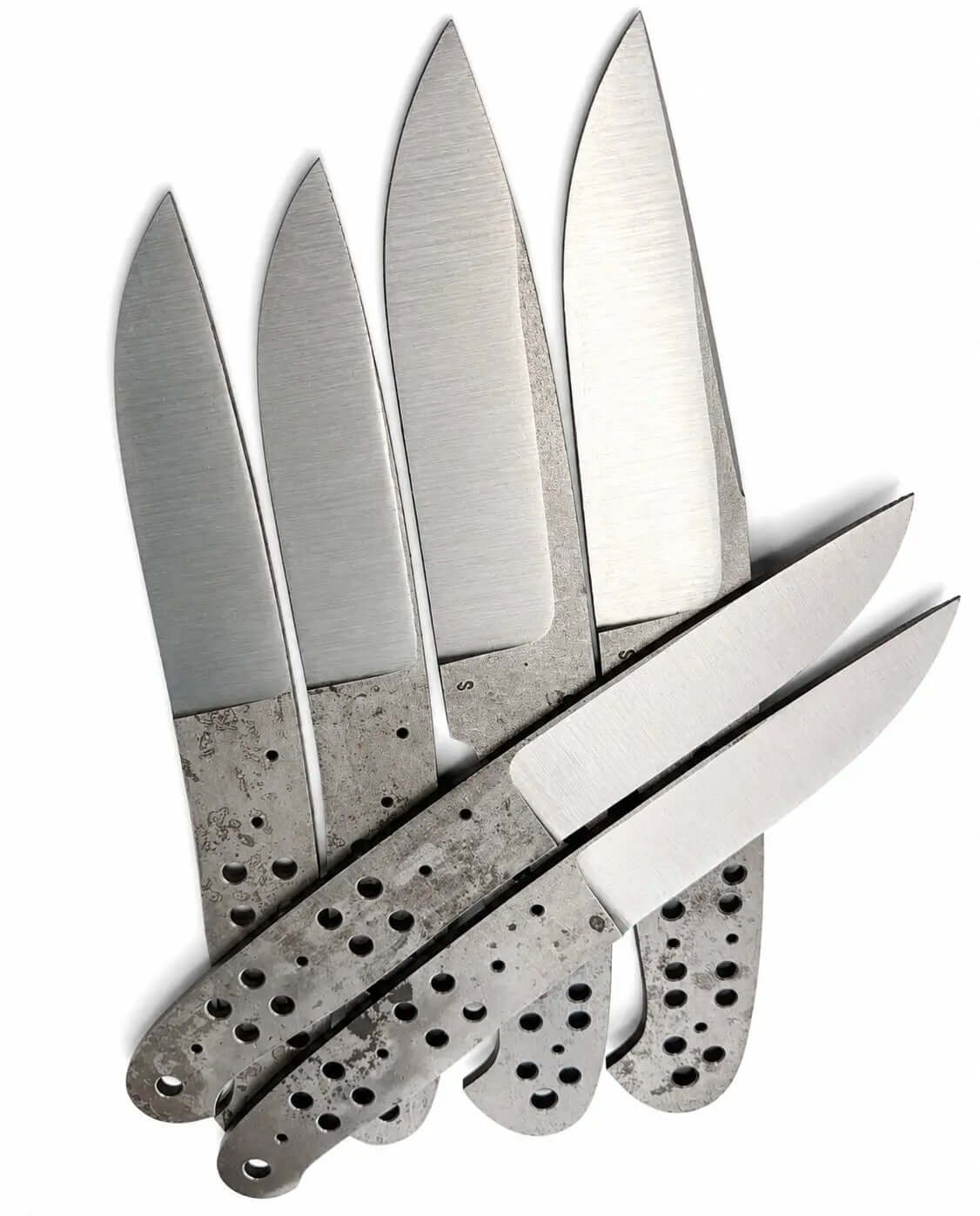 6-Piece Carbon Steel Mixed Knife Blanks - Unique Blades Runner