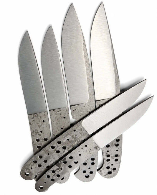 6-Piece Carbon Steel Mixed Knife Blanks - Unique Blades Runner