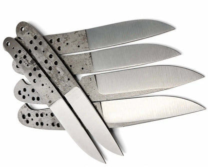6-Piece Carbon Steel Mixed Knife Blanks - Unique Blades Runner