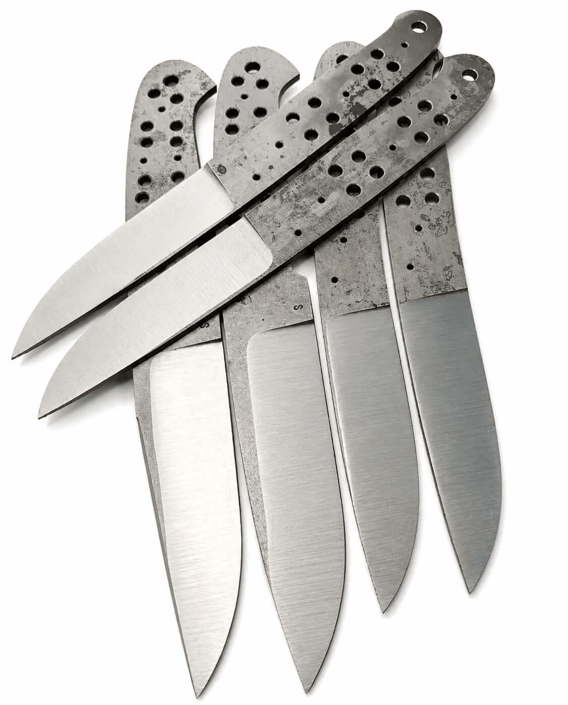 6-Piece Carbon Steel Mixed Knife Blanks - Unique Blades Runner