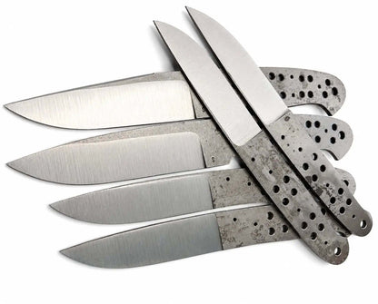 6-Piece Carbon Steel Mixed Knife Blanks - Unique Blades Runner