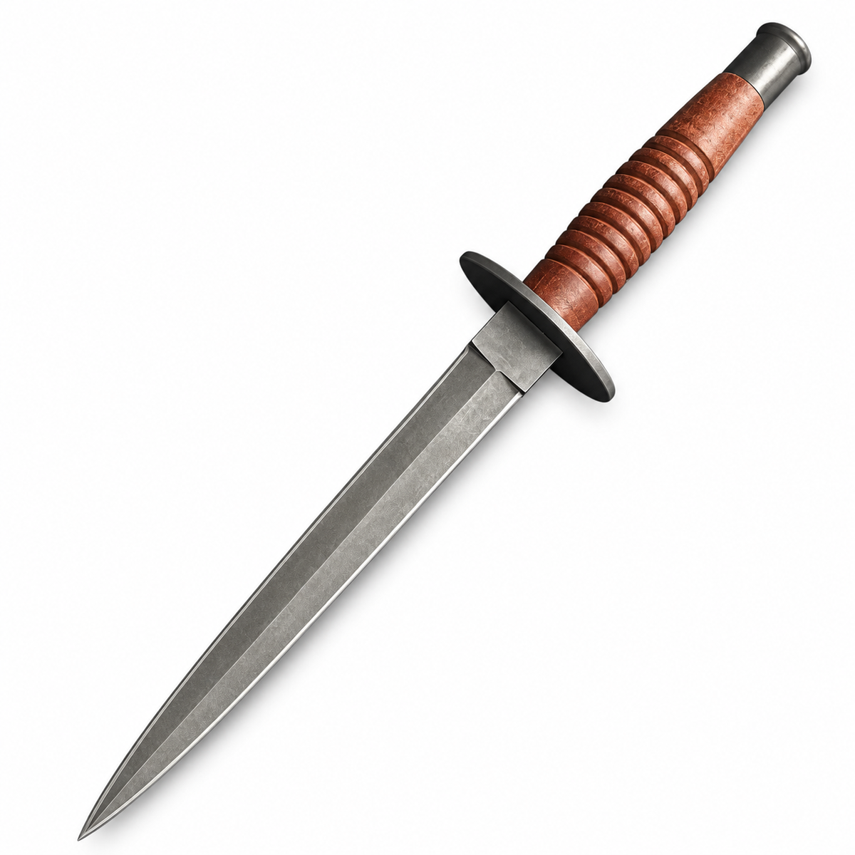 Fairbairn Sykes Knife High Carbon Steel Blade with Leather Handle Unique Blades Runner