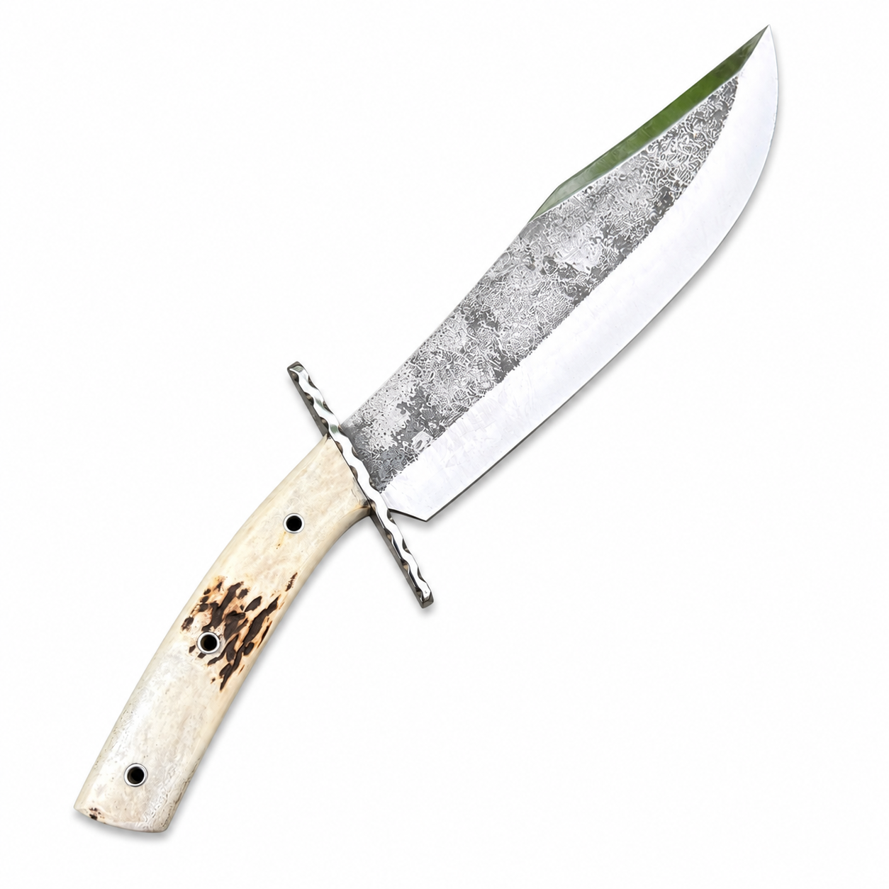 Mountain Bowie Knife – Handmade Stag Handle Fixed Blade Unique Blades Runner
