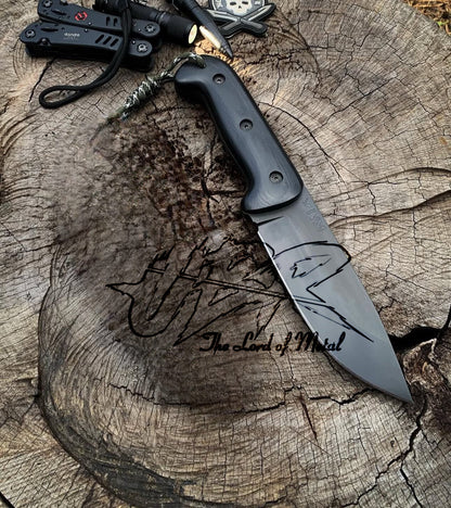Drop Point Tactical Knife – G10 Handle, Paracord Grip, Survival Ready Unique Blades Runner