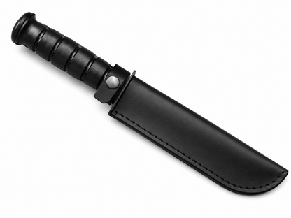Ontario 498 Marine Combat Knife with Leather Sheath – KA-BAR USMC Unique Blades Runner