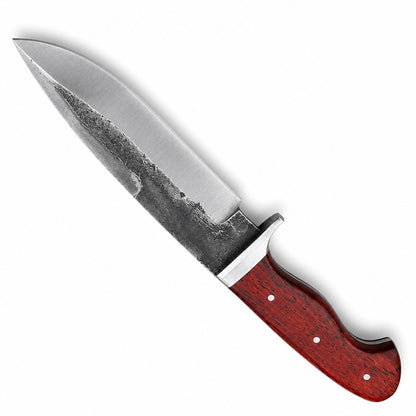 Custom Handmade Bowie Knife – High Carbon Steel with Leather Sheath Unique Blades Runner