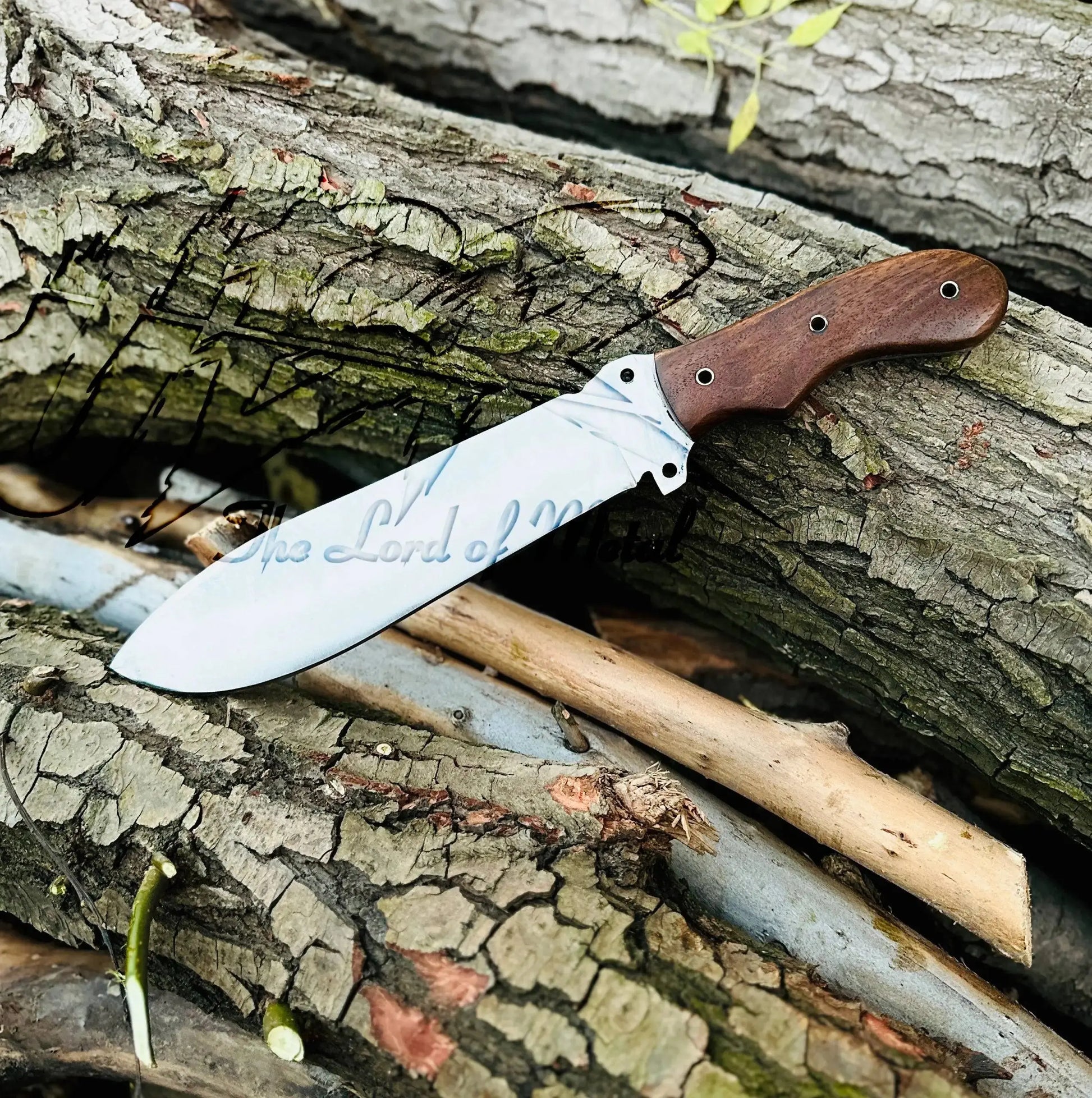 Custom Bowie Knife High Carbon Steel – Hunting Knife with Leather Sheath Unique Blades Runner