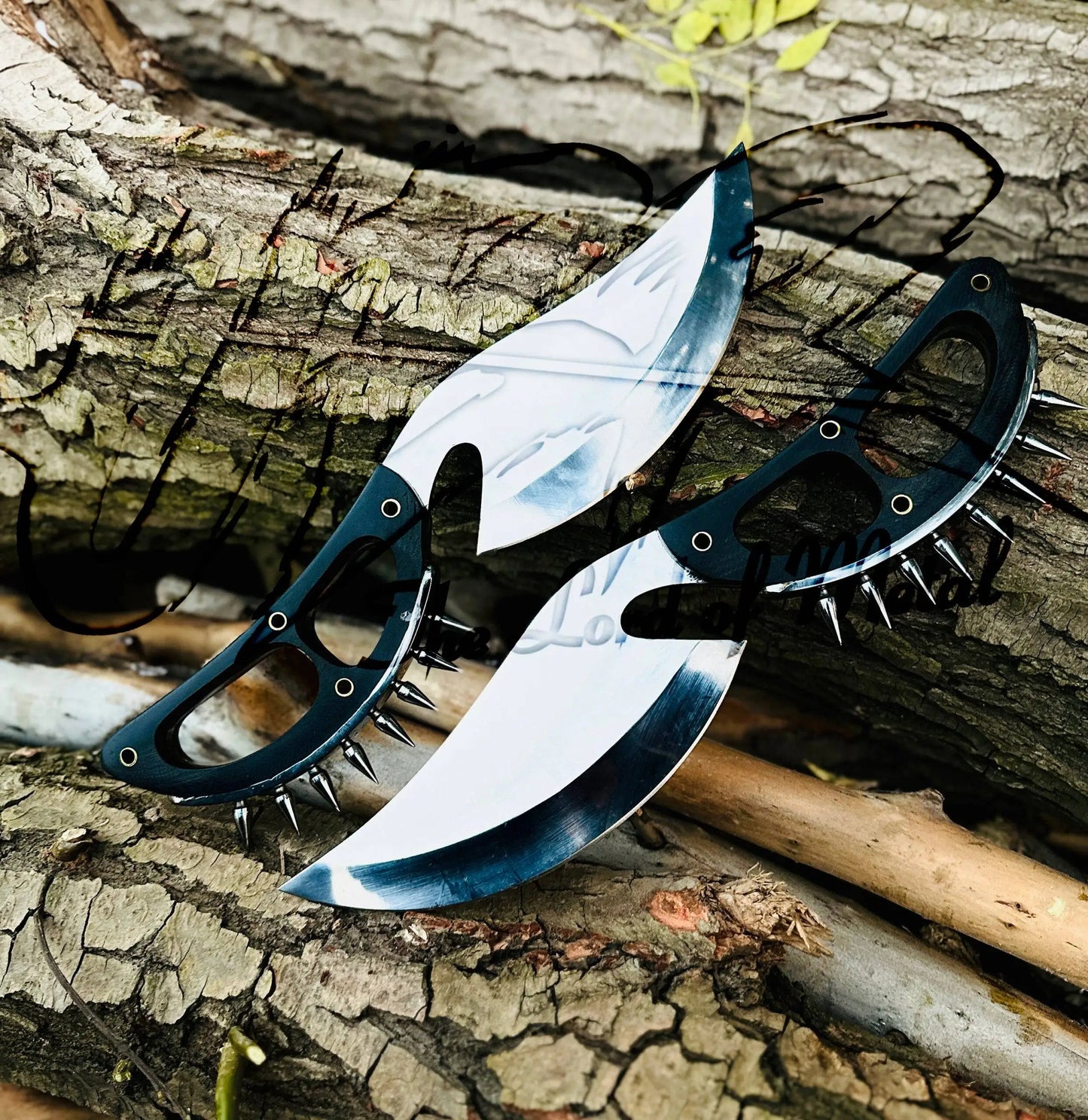 UBR Handmade D2 Tool Steel Original Bowie Knife with Micarta Handle & Leather Sheath Unique Blades Runner