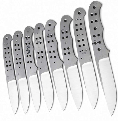 8-Piece 440C Bushcraft Knife Blanks - Unique Blades Runner