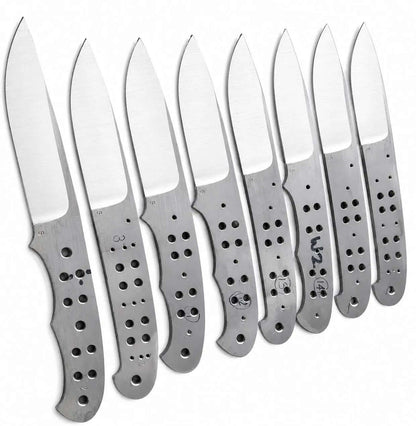 8-Piece 440C Bushcraft Knife Blanks - Unique Blades Runner