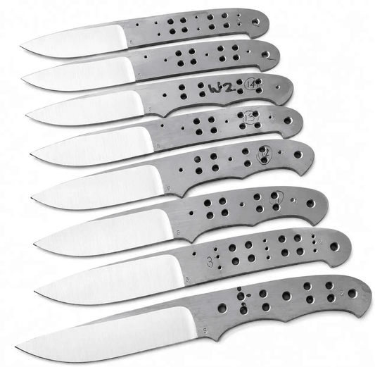 8-Piece 440C Bushcraft Knife Blanks - Unique Blades Runner