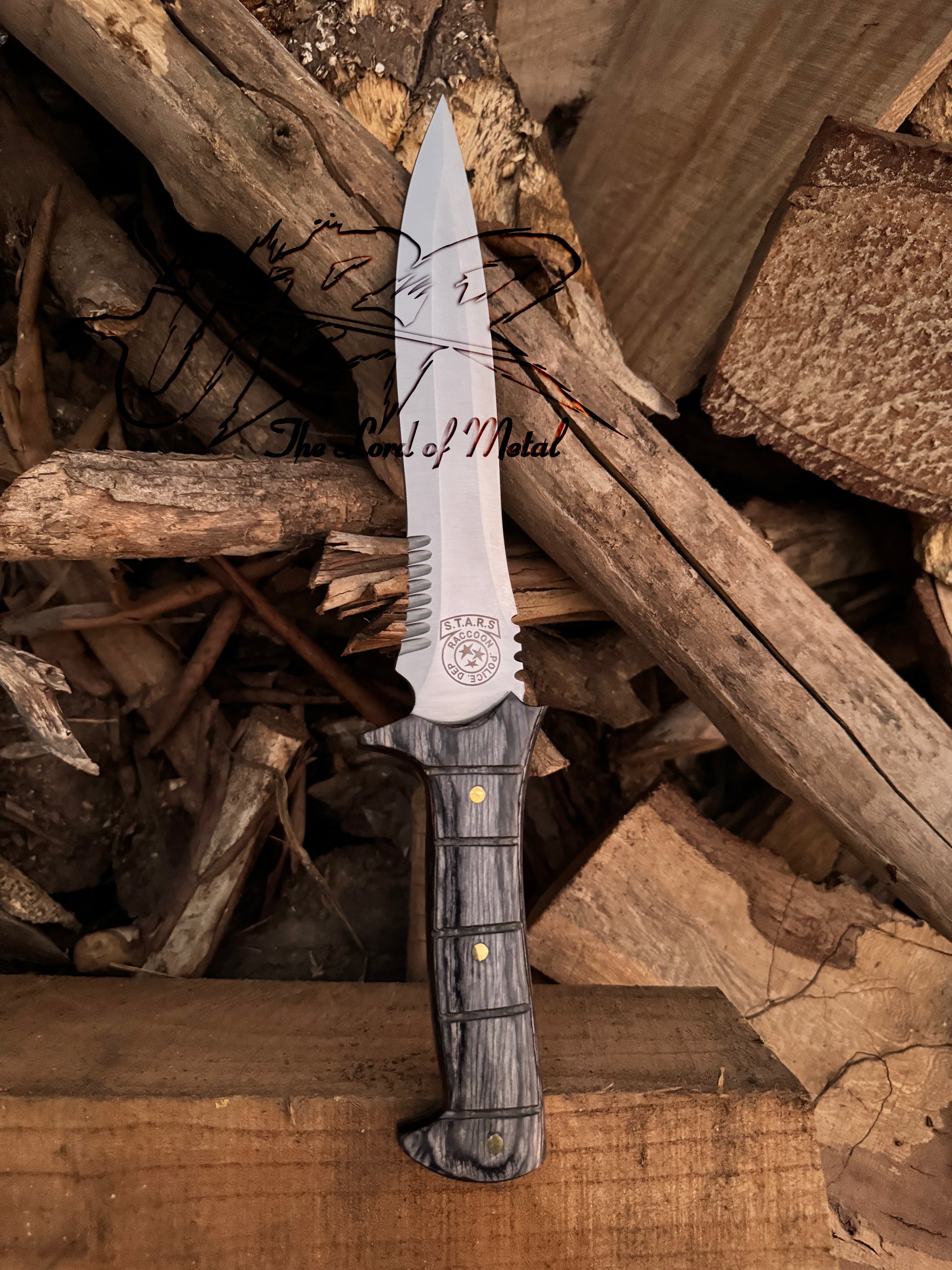 Custom Handmade RE4 Knife with Full Tang Stainless Steel Blade & Grip Handle Unique Blades Runner