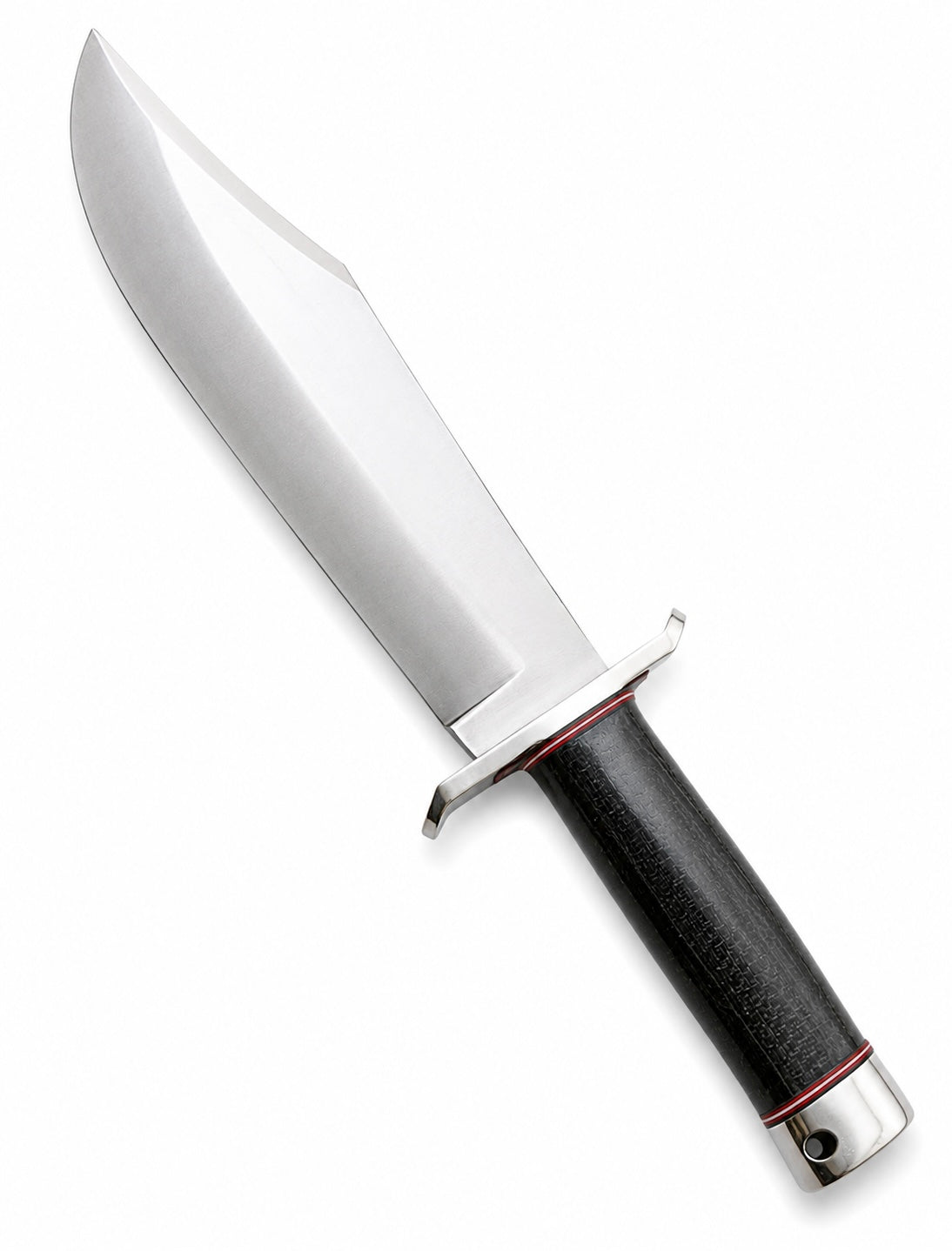 Bark River V-44 Bowie – Handmade Fixed Blade Hunting Knife Unique Blades Runner