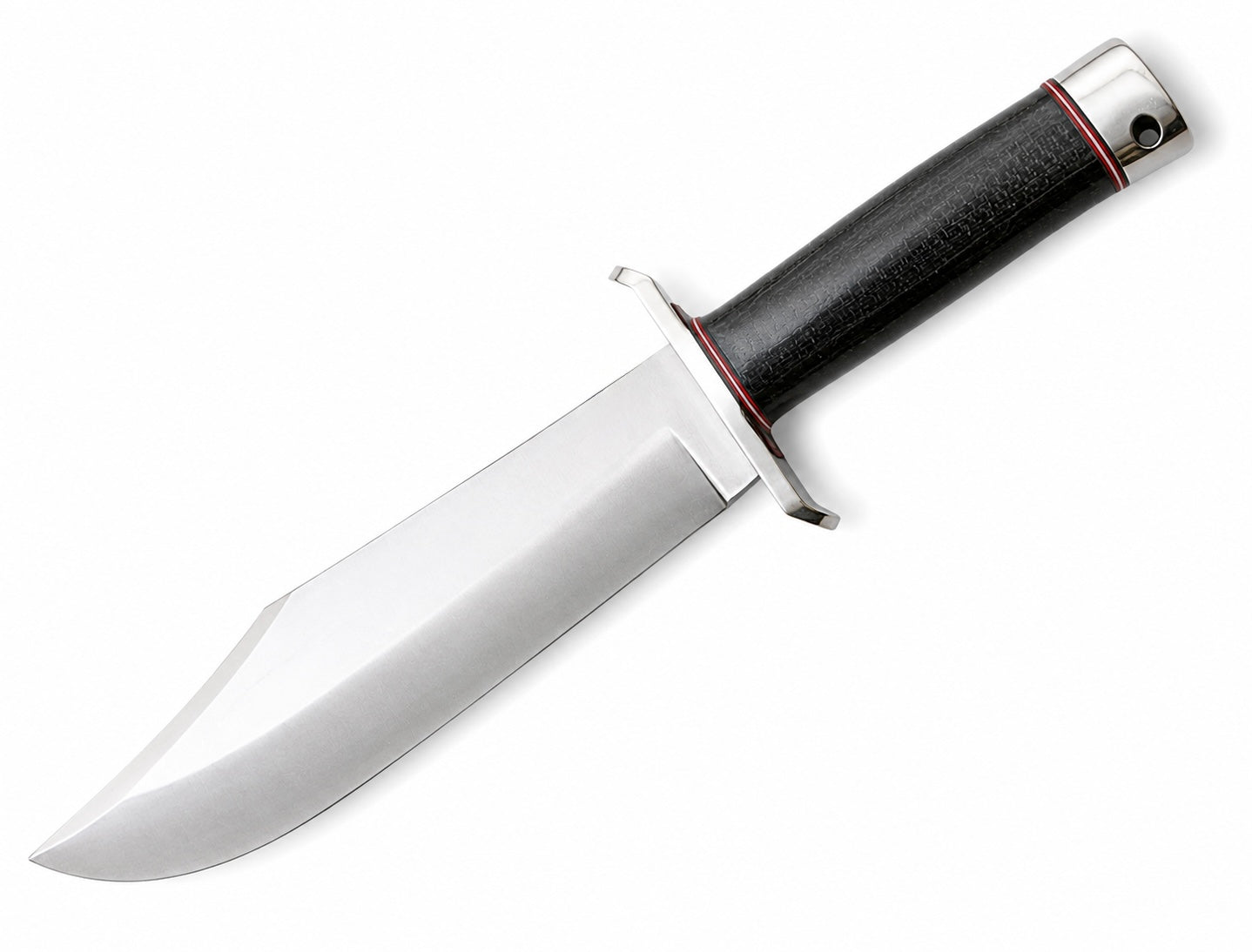 Bark River V-44 Bowie – Handmade Fixed Blade Hunting Knife Unique Blades Runner