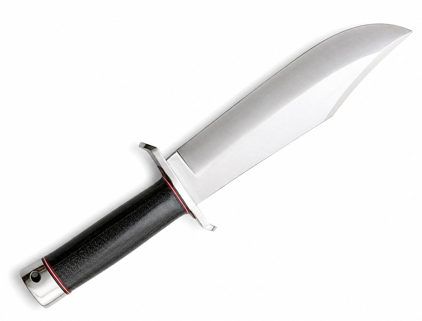 Bark River V-44 Bowie – Handmade Fixed Blade Hunting Knife Unique Blades Runner