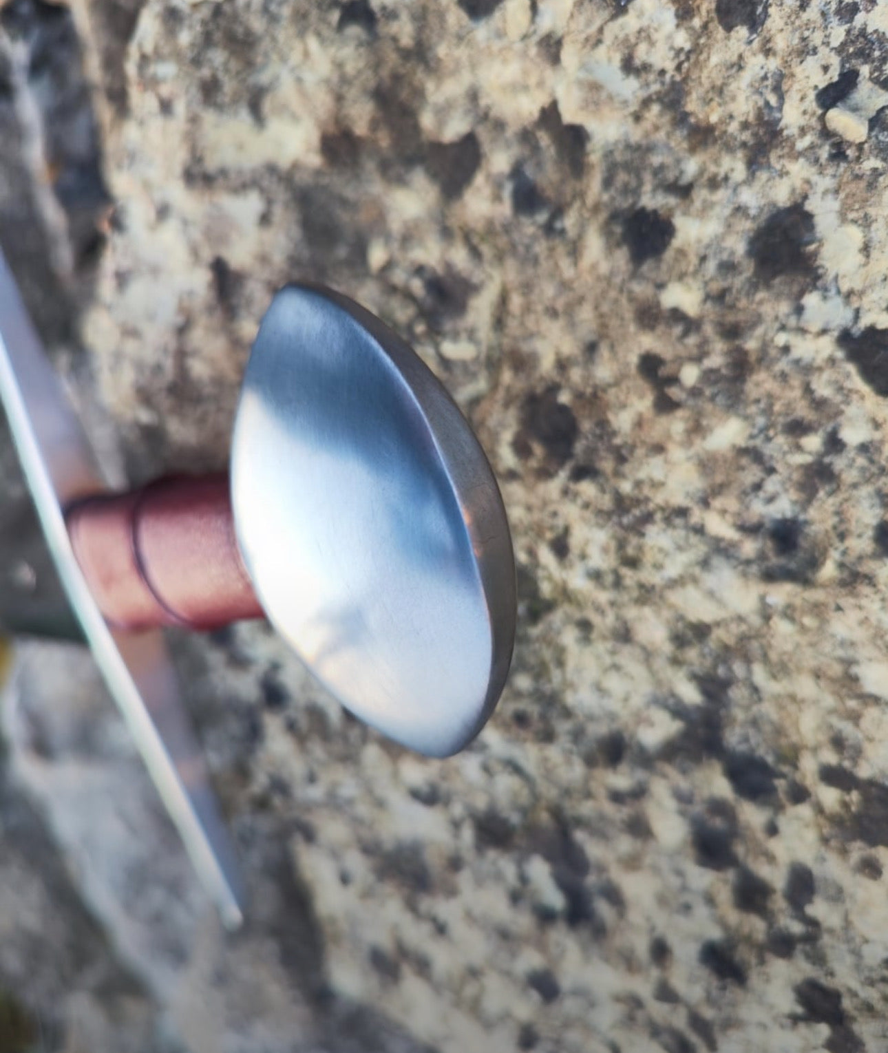 Templar Sword | Handmade Medieval Arming Sword with Red Leather Grip Unique Blades Runner
