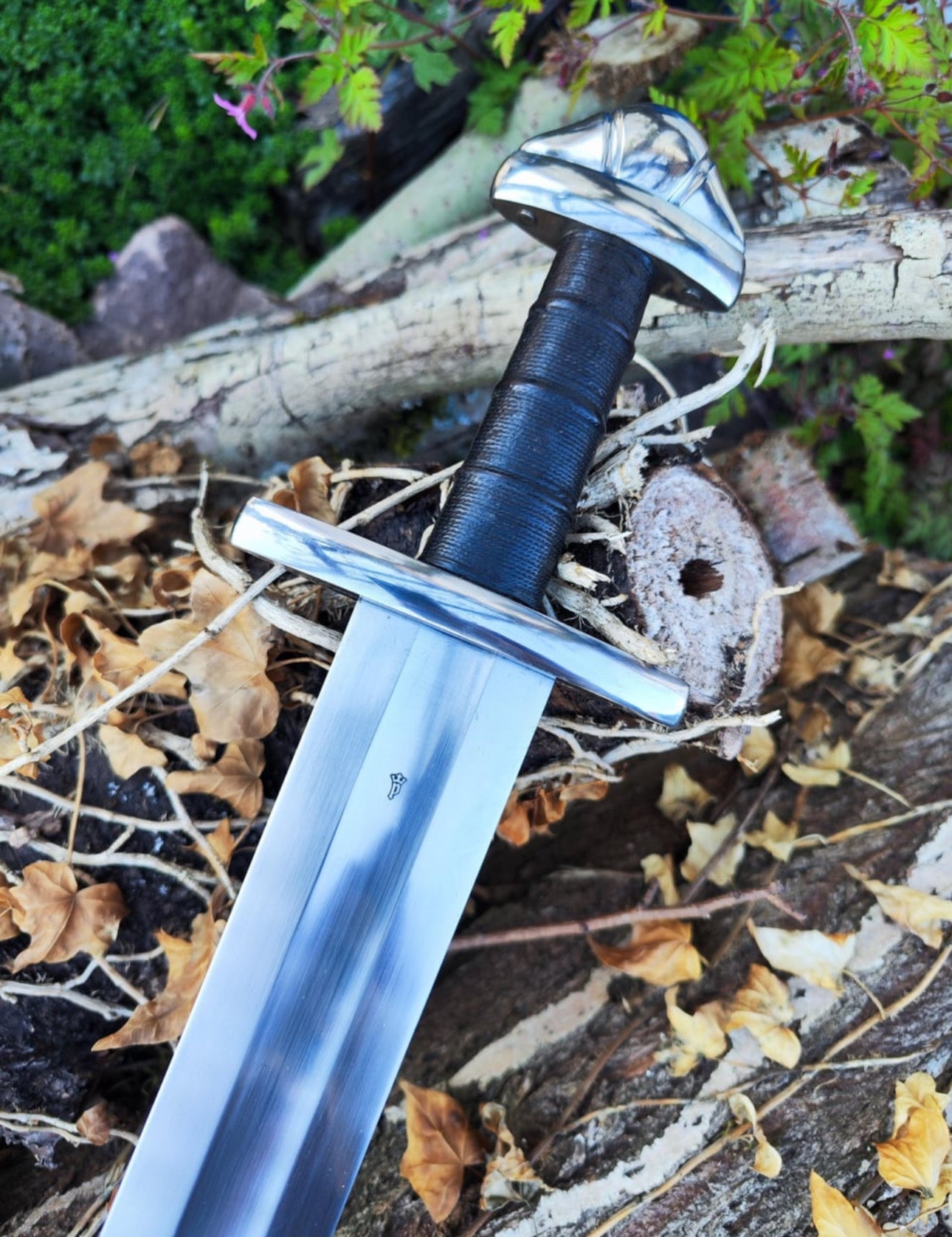 Viking Sword | Handmade Norse Medieval Sword with Lobed Pommel and Grip Unique Blades Runner