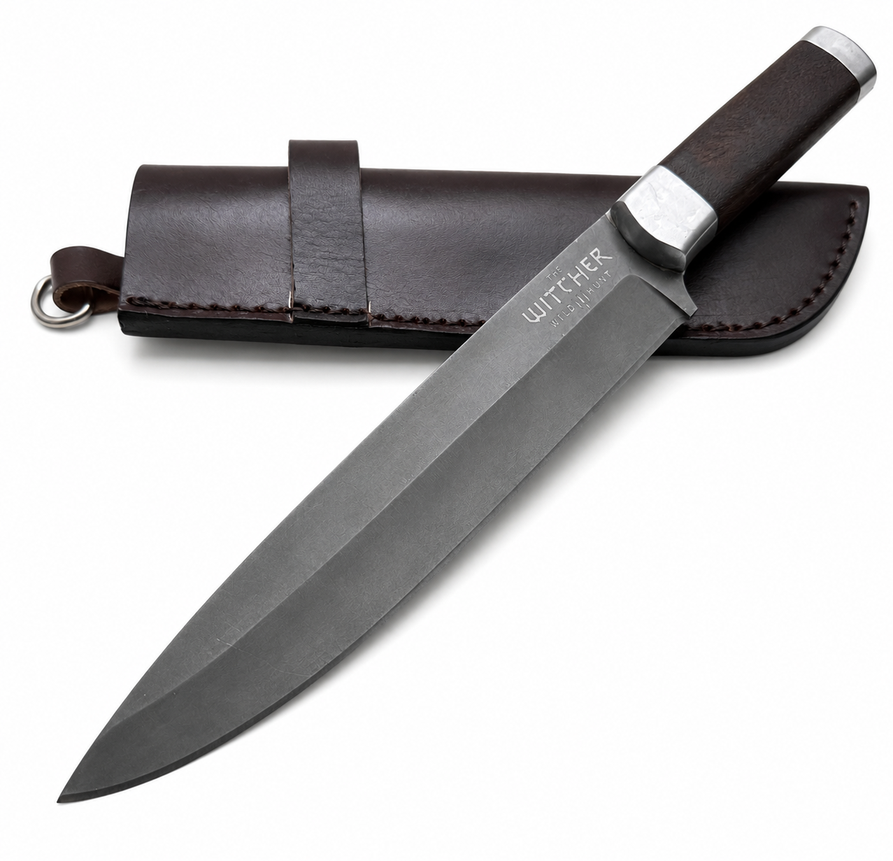 The Witcher 3 Knife – Handmade Game Fixed Blade with Wood Handle Unique Blades Runner