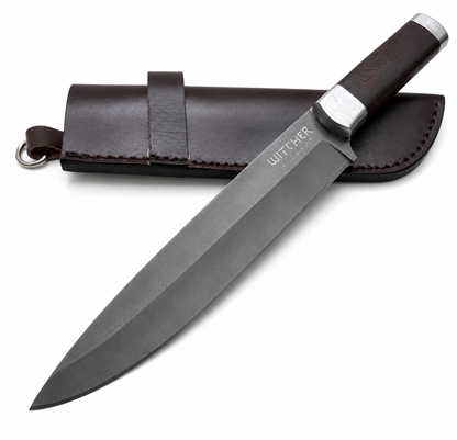 The Witcher 3 Knife – Handmade Game Fixed Blade with Wood Handle Unique Blades Runner