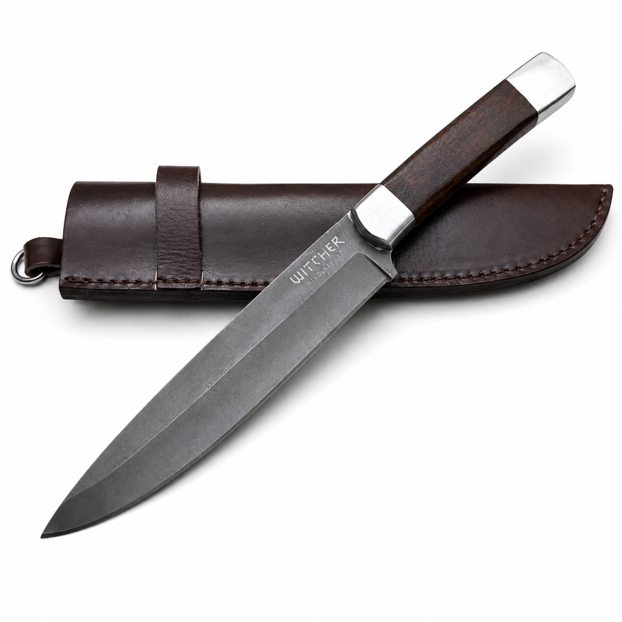 The Witcher 3 Knife – Handmade Game Fixed Blade with Wood Handle Unique Blades Runner