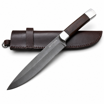 The Witcher 3 Knife – Handmade Game Fixed Blade with Wood Handle Unique Blades Runner