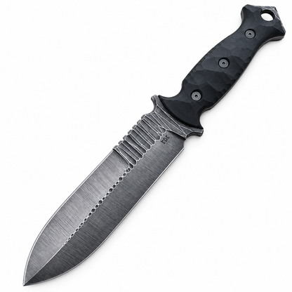 Hunting Bowie Knife with Micarta Handle – Forged Steel Gift Knife Unique Blades Runner