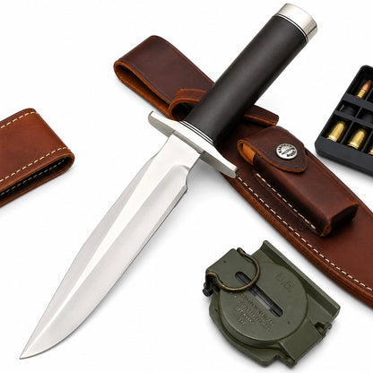 WW2 Randall Knife – Handmade D2 Steel Full Tang Hunting Knife with Sheath Unique Blades Runner