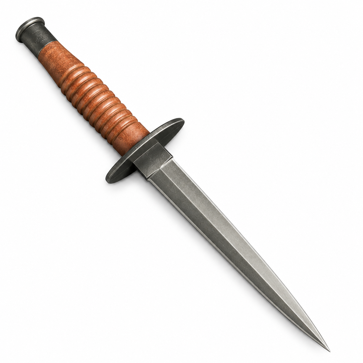 Fairbairn Sykes Knife High Carbon Steel Blade with Leather Handle Unique Blades Runner