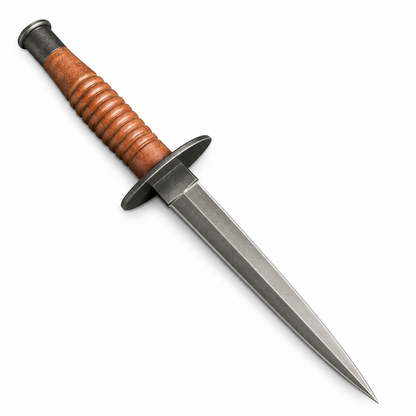 Fairbairn Sykes Knife High Carbon Steel Blade with Leather Handle Unique Blades Runner