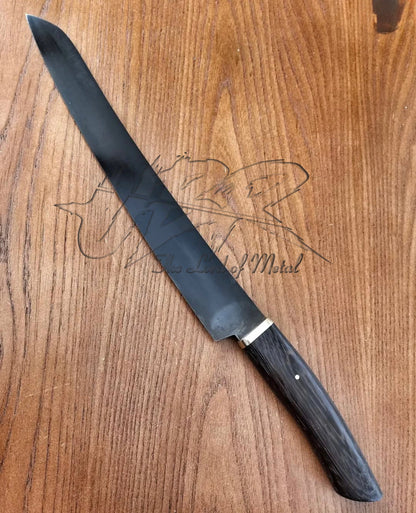Handmade Japanese Chef Knife | High Carbon Steel Kitchen Knife with Wood Handle Unique Blades Runner