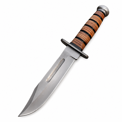 Best KA-BAR Knife – Full-Size USMC Knife with Leather Sheath Unique Blades Runner