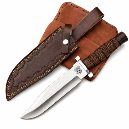 RPD Knife – Handmade Resident Evil Fixed Blade with Leather Sheath Unique Blades Runner