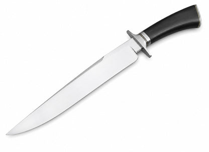 Large Bowie Knife – Handmade Fixed Blade with Black Handle Unique Blades Runner