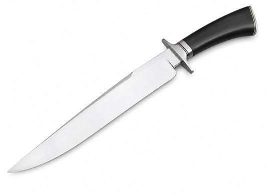 Large Bowie Knife – Handmade Fixed Blade with Black Handle Unique Blades Runner