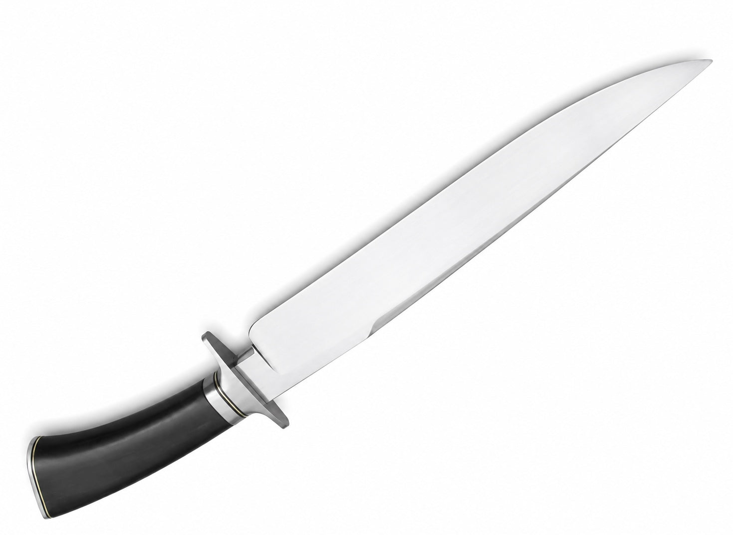 Large Bowie Knife – Handmade Fixed Blade with Black Handle Unique Blades Runner
