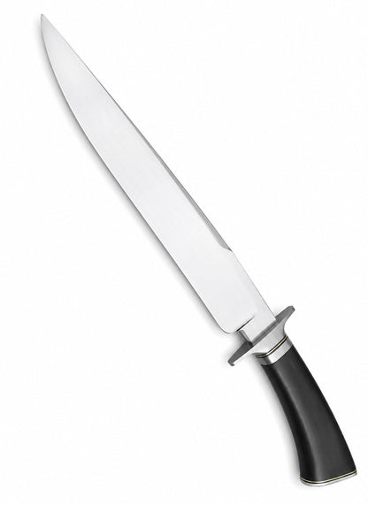 Large Bowie Knife – Handmade Fixed Blade with Black Handle Unique Blades Runner