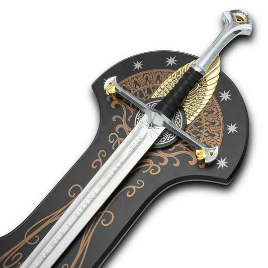 Anduril Sword Replica – Handmade LOTR Collectible with Certificate of Authenticity