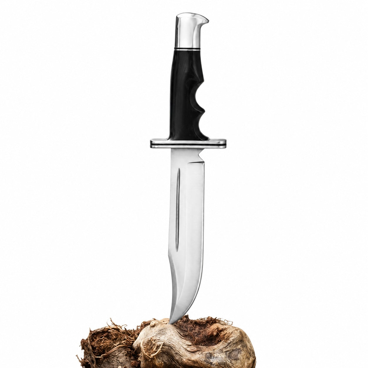 Scream Movie Knife - Handmade Movie Inspired Fixed Blade with Black Handle Unique Blades Runner
