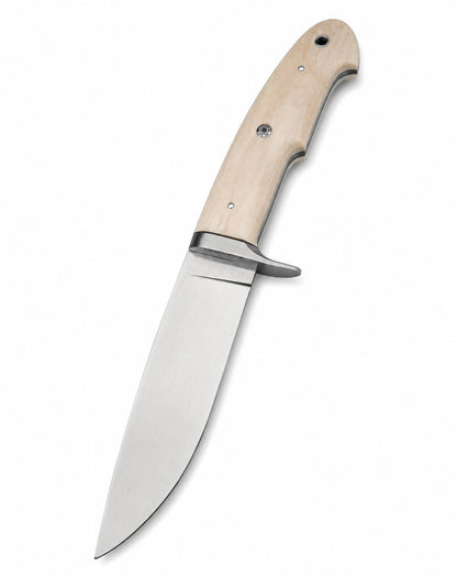 Outdoor Fixed Blade Hunting Knife – Handmade Fixed Blade with Natural Bone Handle Unique Blades Runner