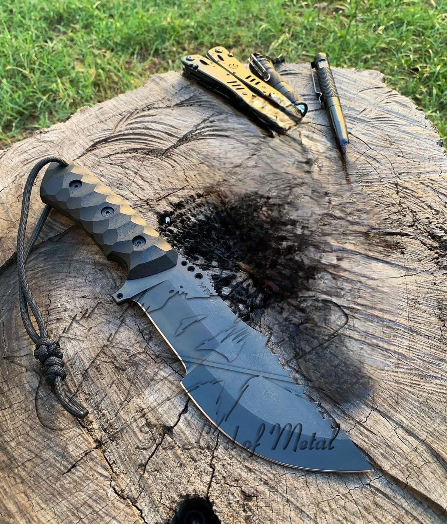 Custom Handmade Tom Brown Tracker Knife – Carbon Steel Survival Blade Unique Blades Runner