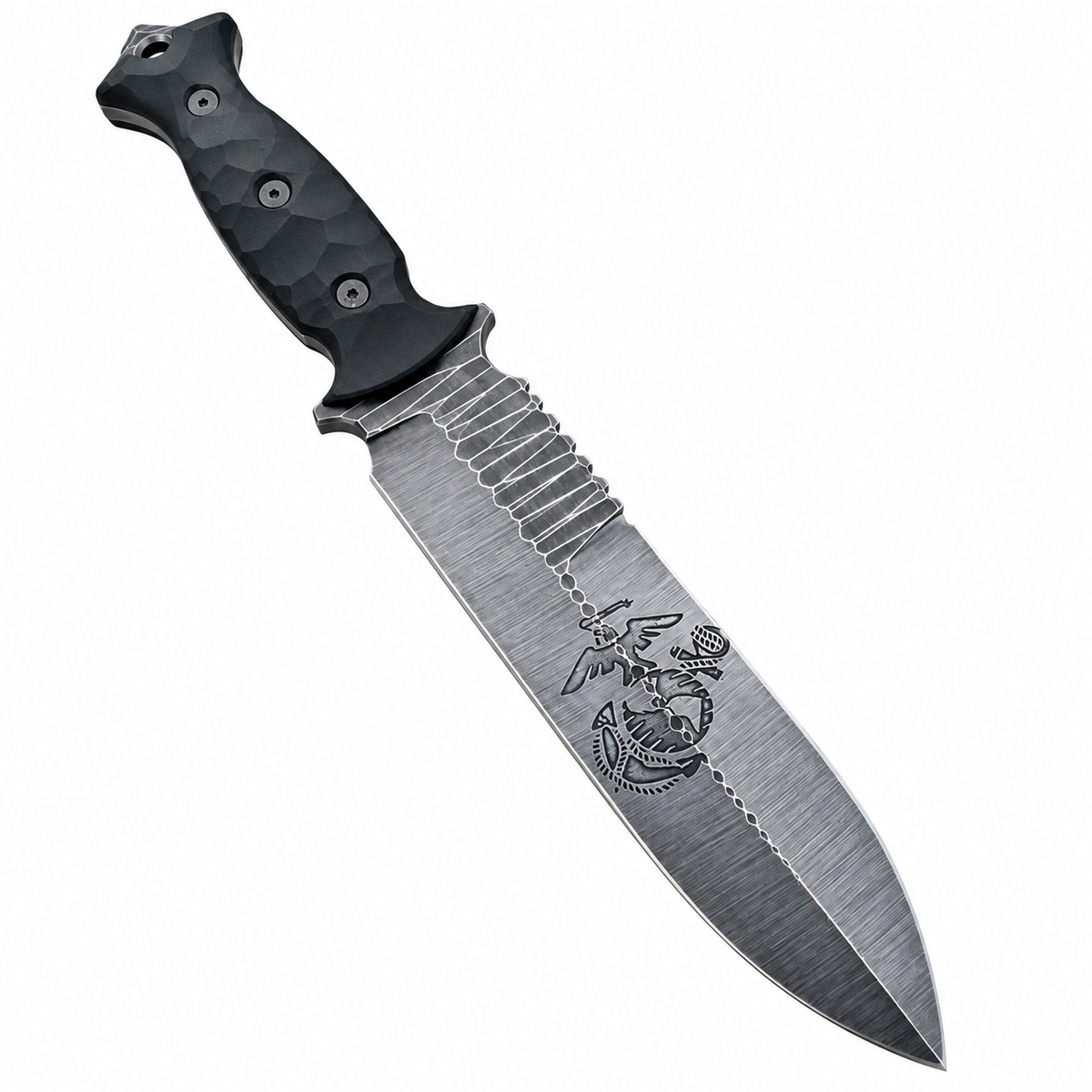 Hunting Bowie Knife with Micarta Handle – Forged Steel Gift Knife Unique Blades Runner