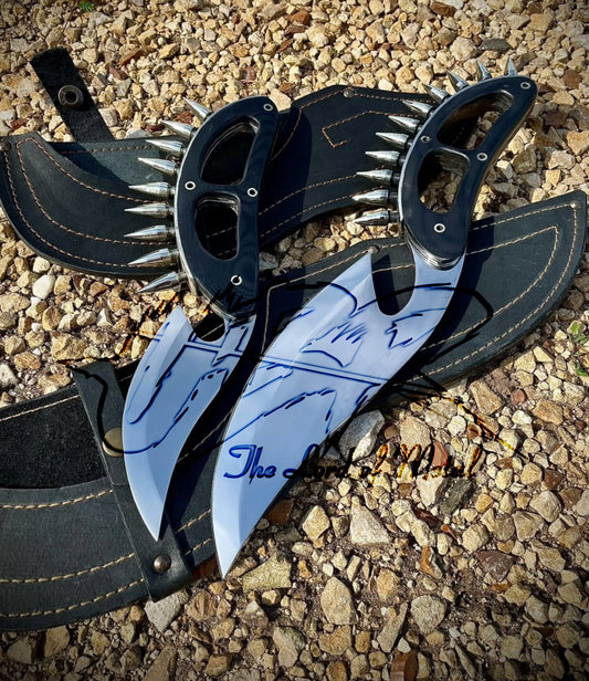 Slasher Knife - Mirror Polish Blade With Micarta Handle - Collectible Unique Blades Runner