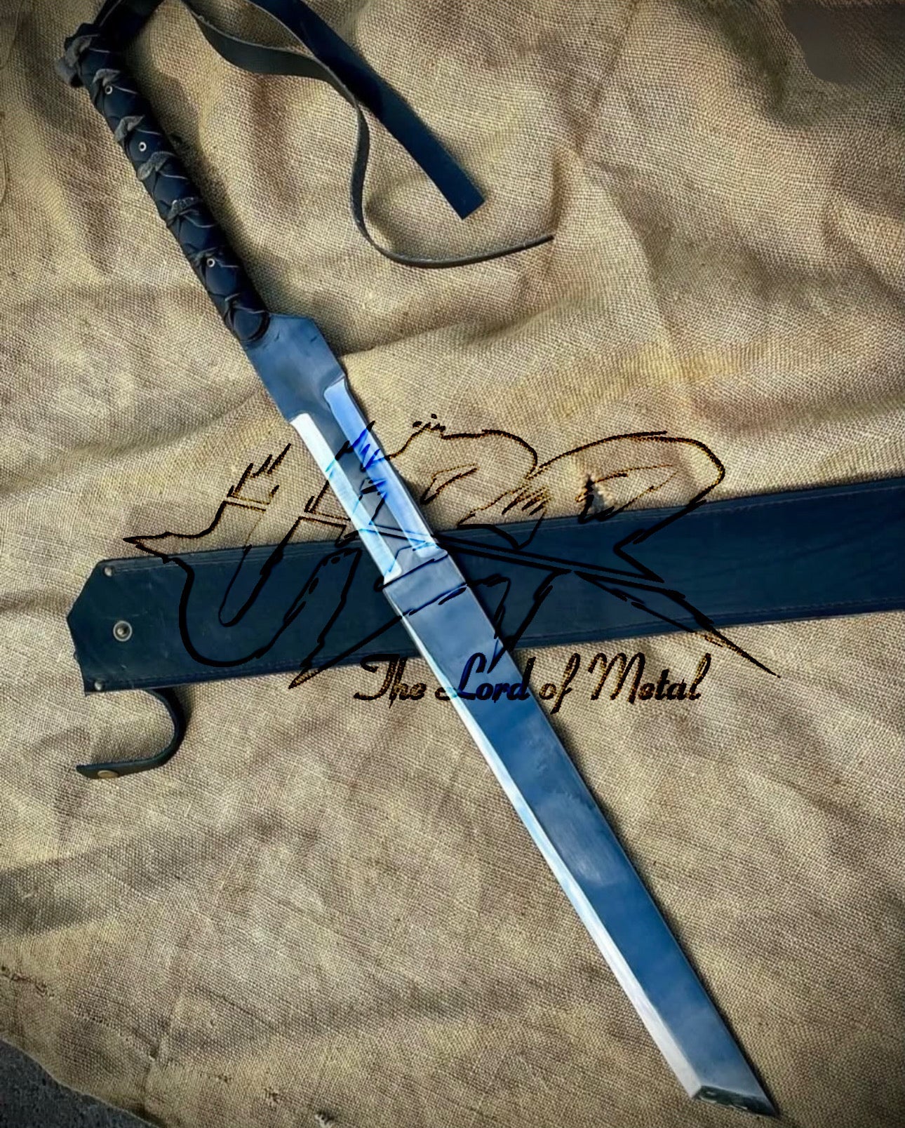 Final Fantasy Cloud Buster Sword Inspired Replica with Wrapped Handle Unique Blades Runner