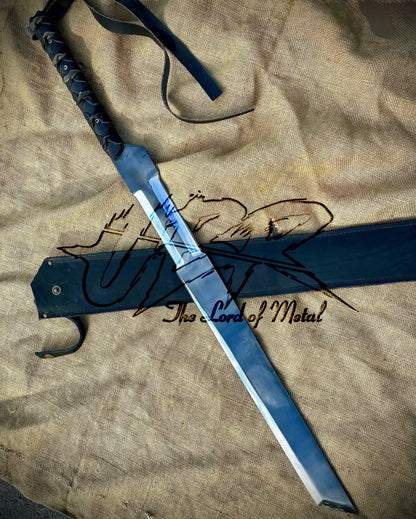 Final Fantasy Cloud Buster Sword Inspired Replica with Wrapped Handle Unique Blades Runner