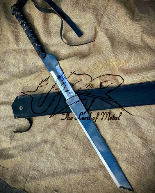 Final Fantasy Cloud Buster Sword Inspired Replica with Wrapped Handle Unique Blades Runner